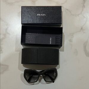 Prada Elegant Black Sunglasses